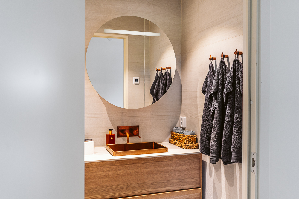 Ett nytt och fräscht badrum